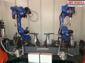 匯眾副車架焊接機器人工作站